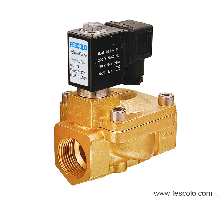 PU225 Series Pilot Operated Solenoid Valve